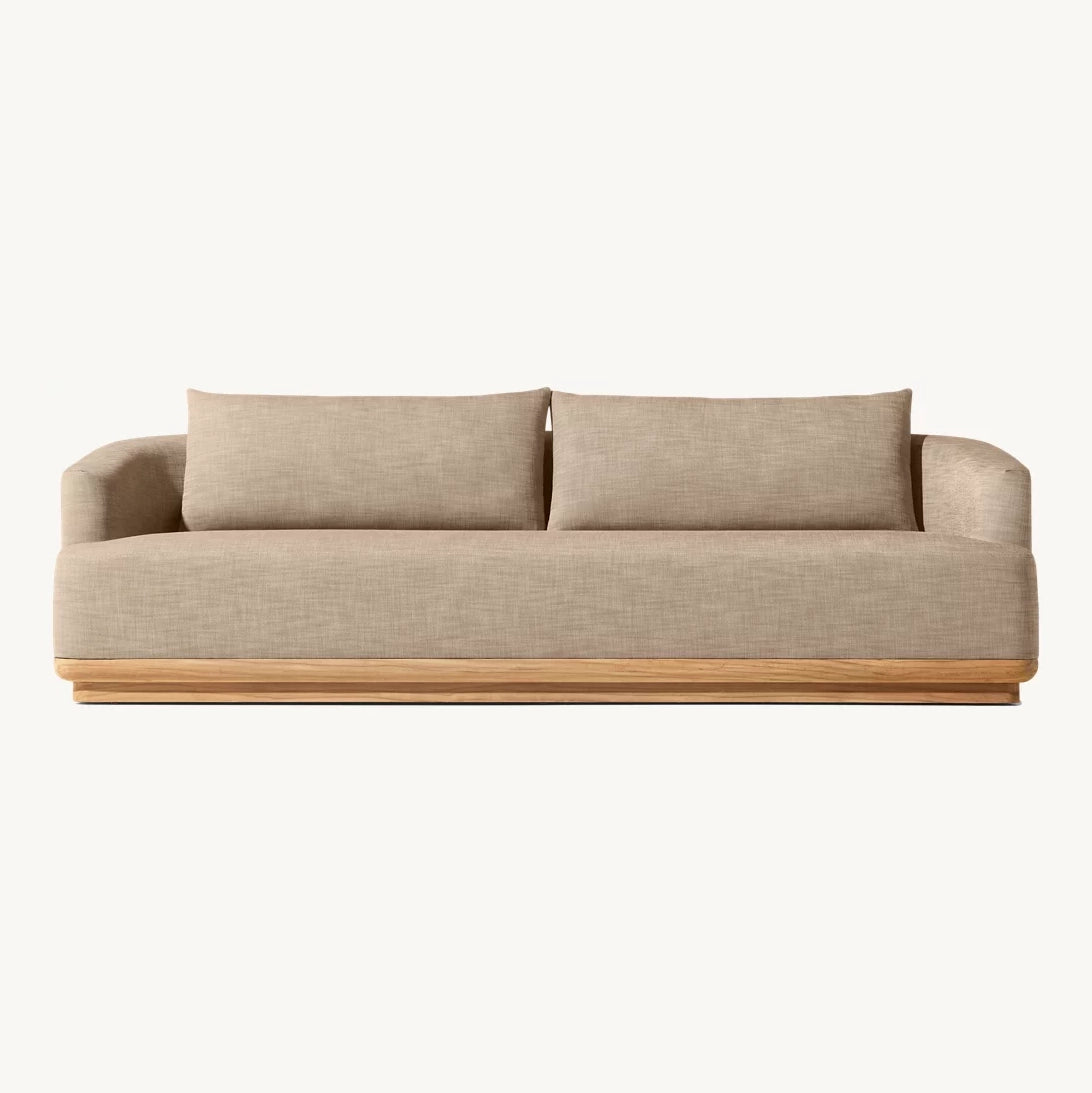 Teyric 3-Seater Teak Sofa