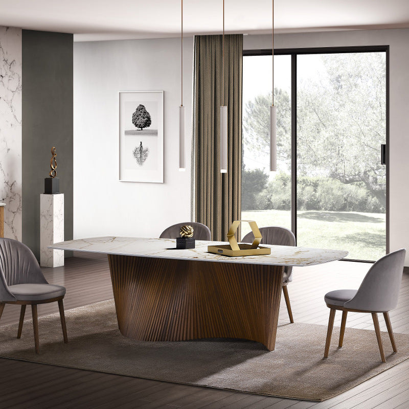 WT103 Virello Curve Dining Table
