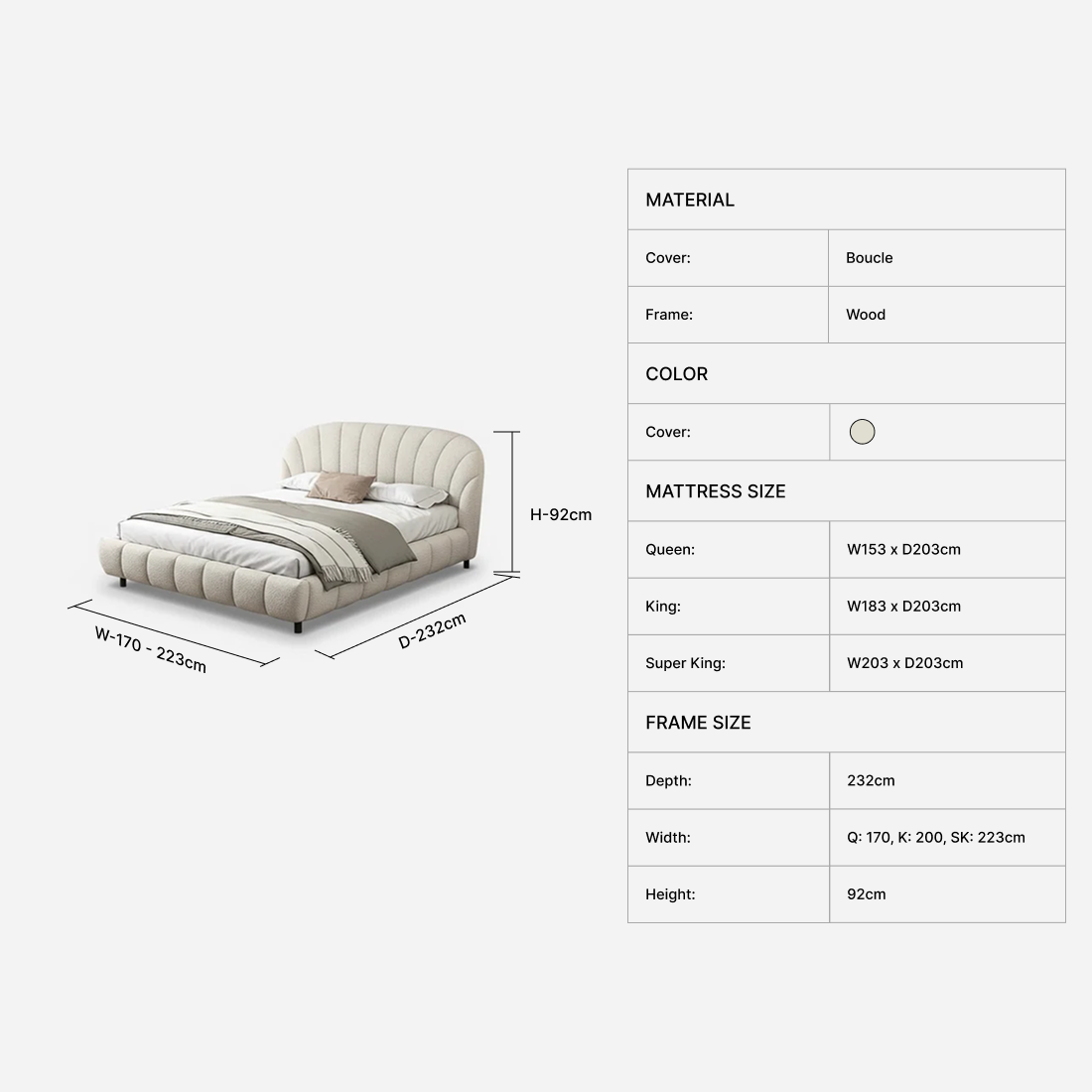 Lusso Bed