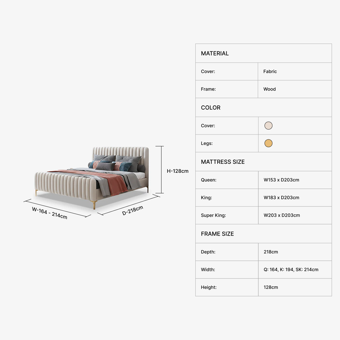 Chiaro Bed