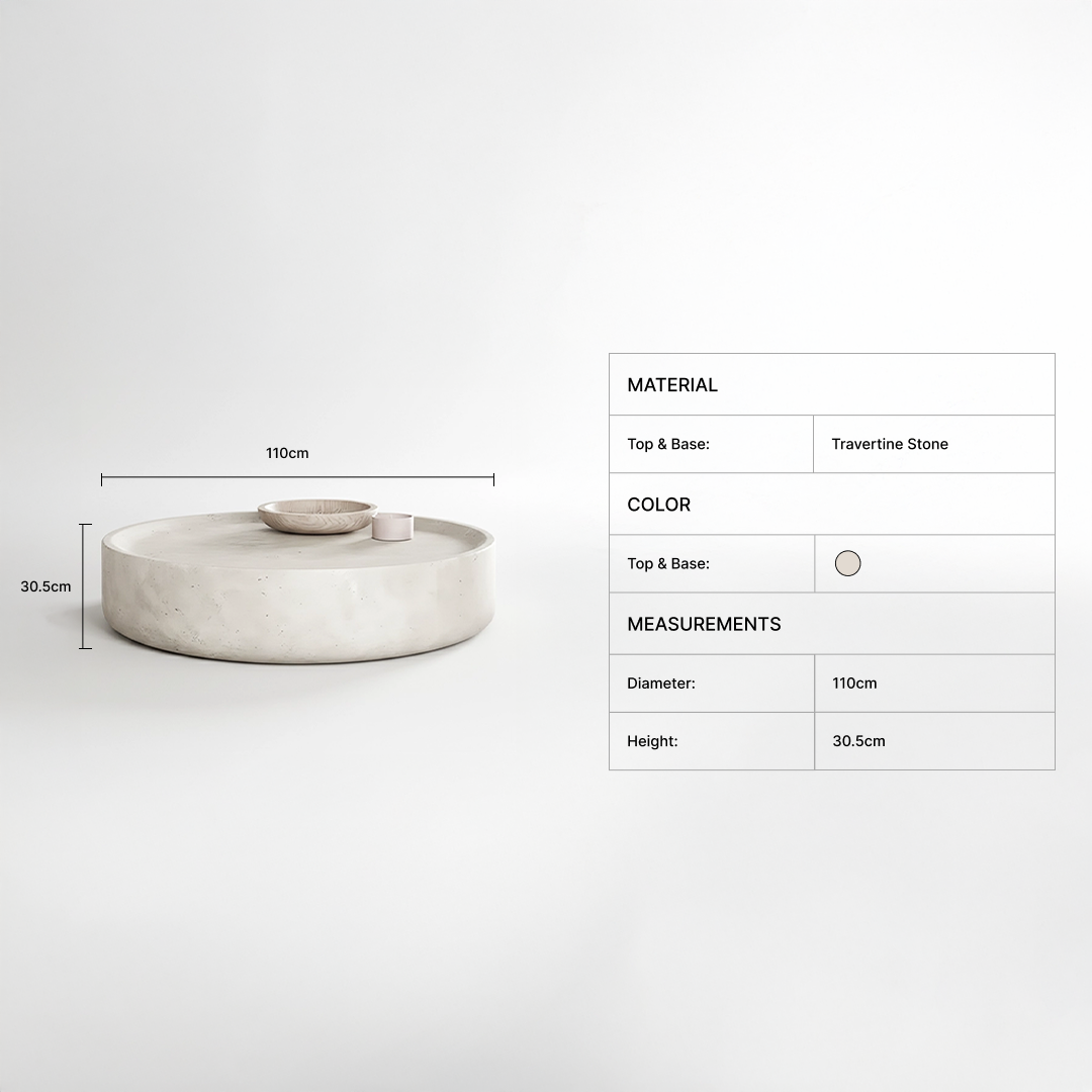 Claro Round Coffee Table