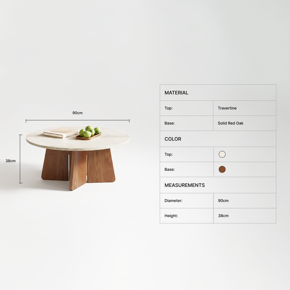 Lazaro Round Coffee Table