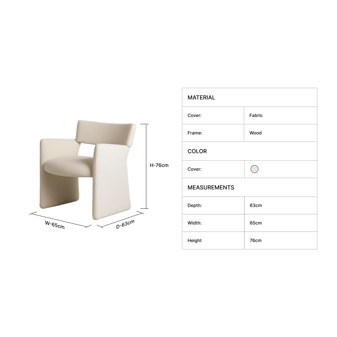 Alba Form Dining Chair