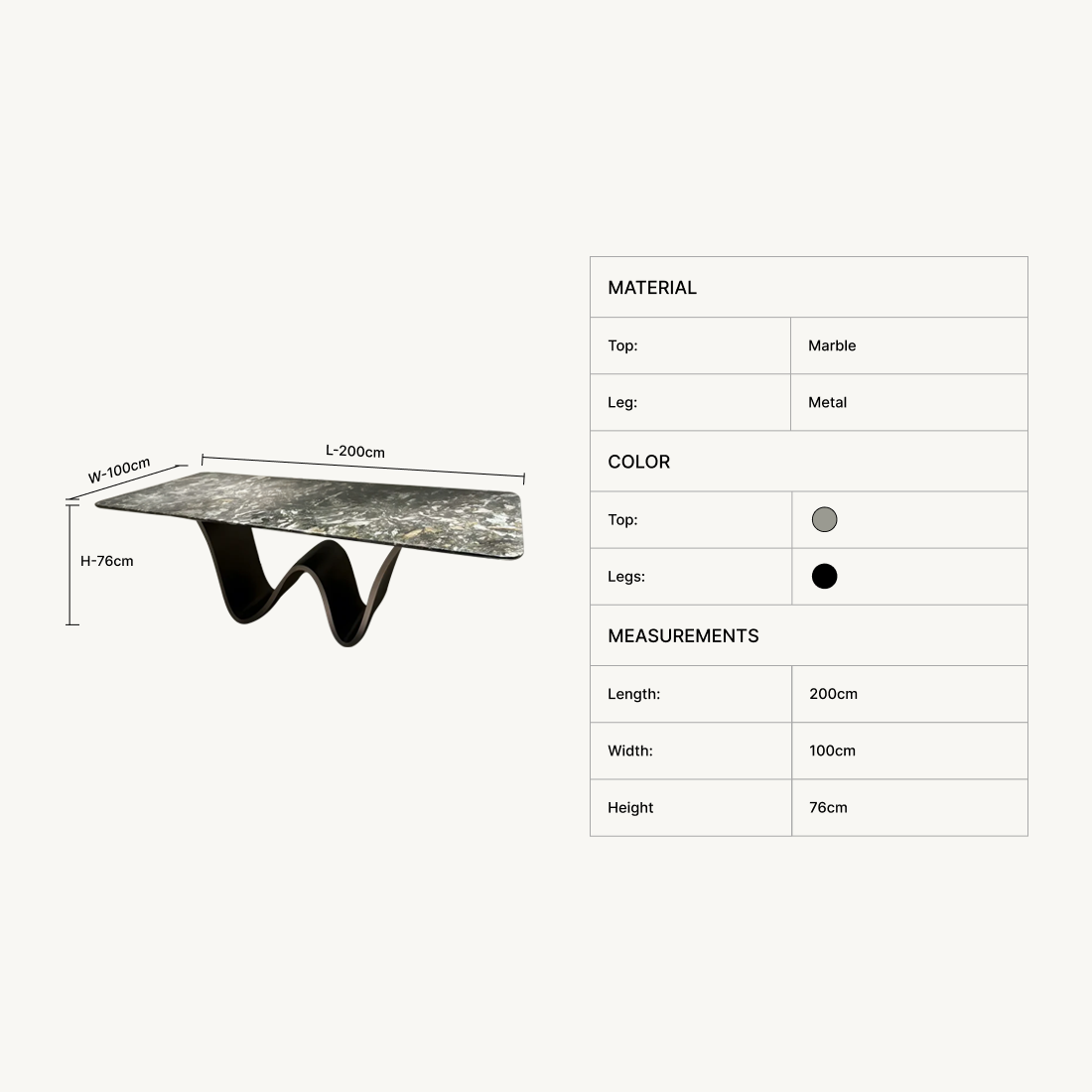 Delane Dining Table