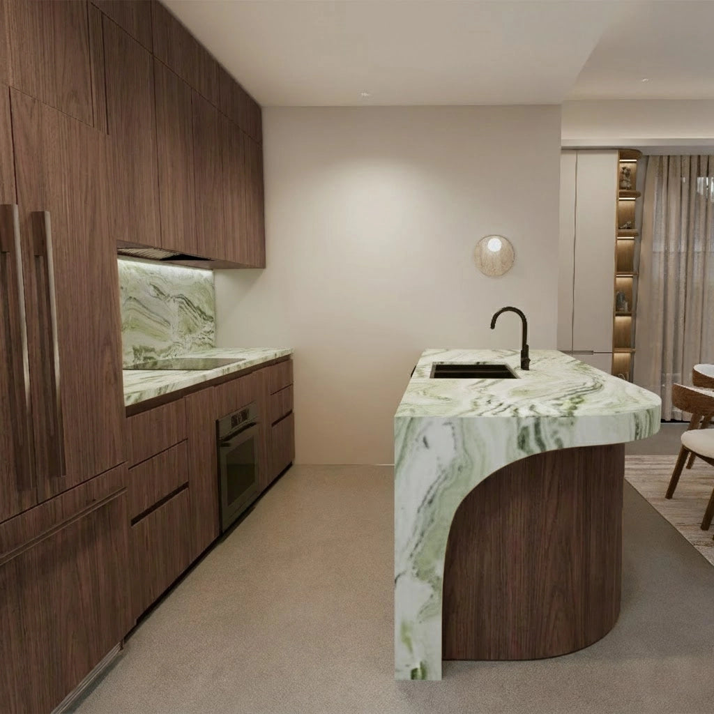 Green Cold Ice Jade Marble