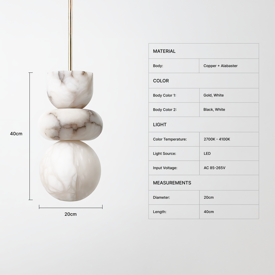 Triplum Pendant