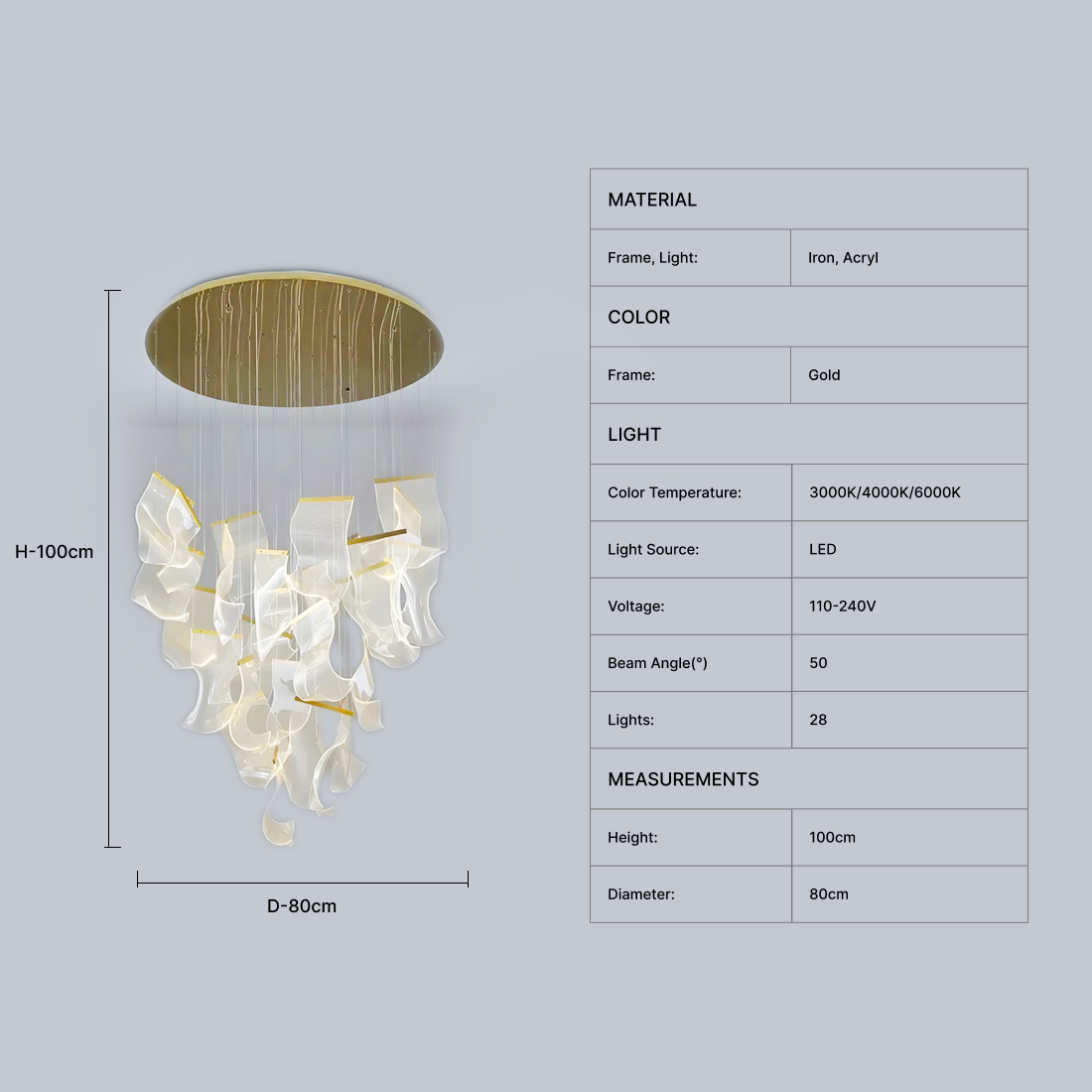 Lucente Chandelier
