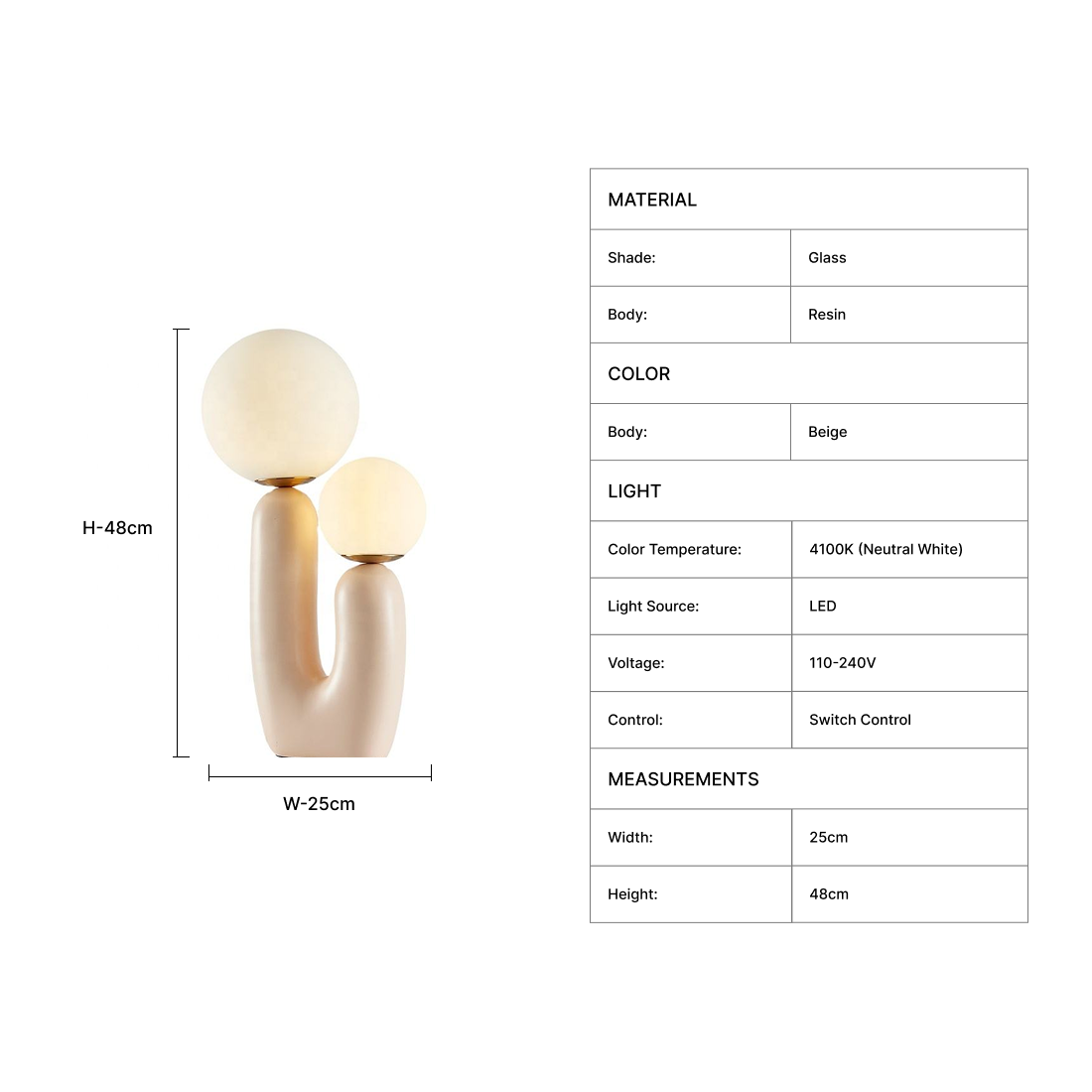 Gemina Table Lamp