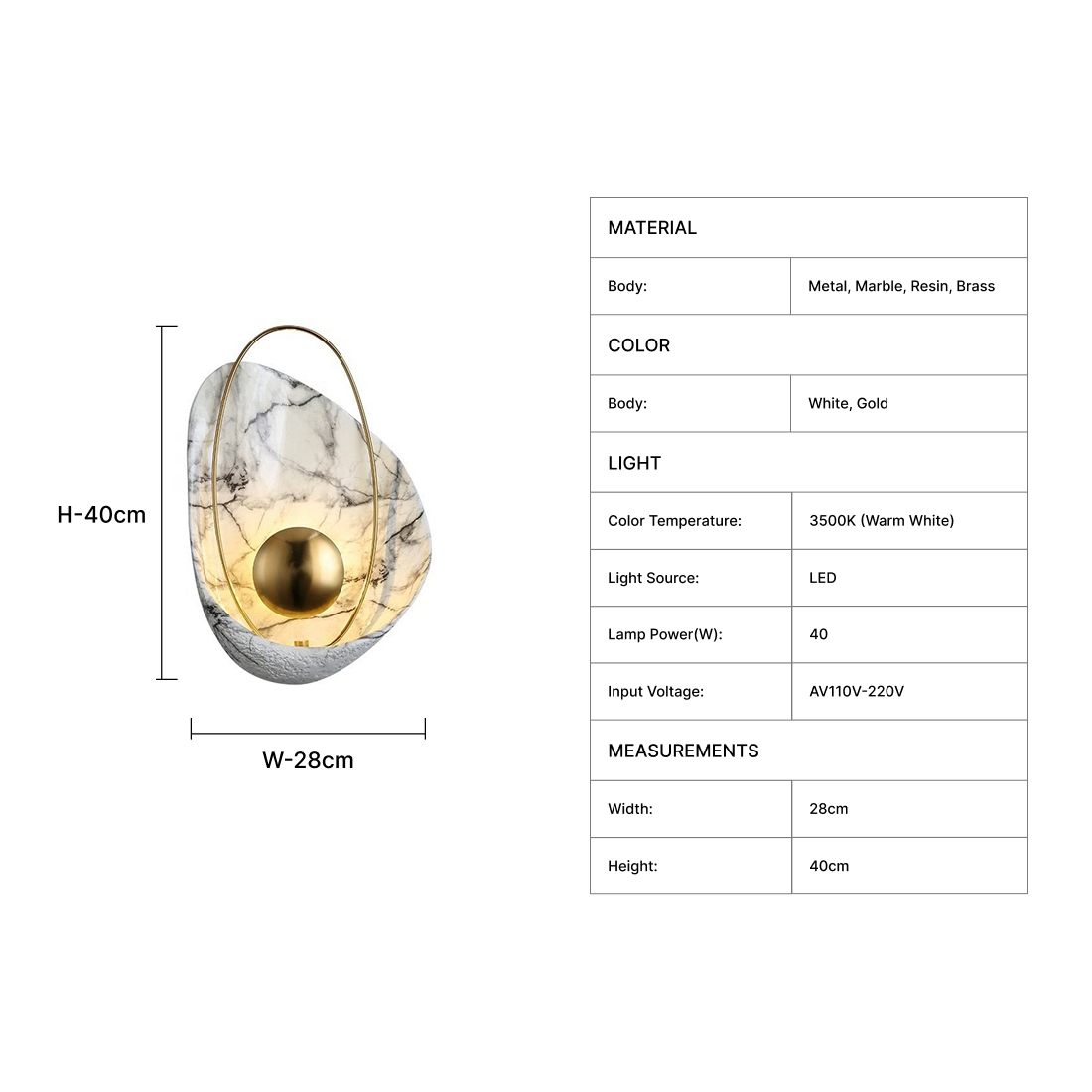 Concha Wall Sconce