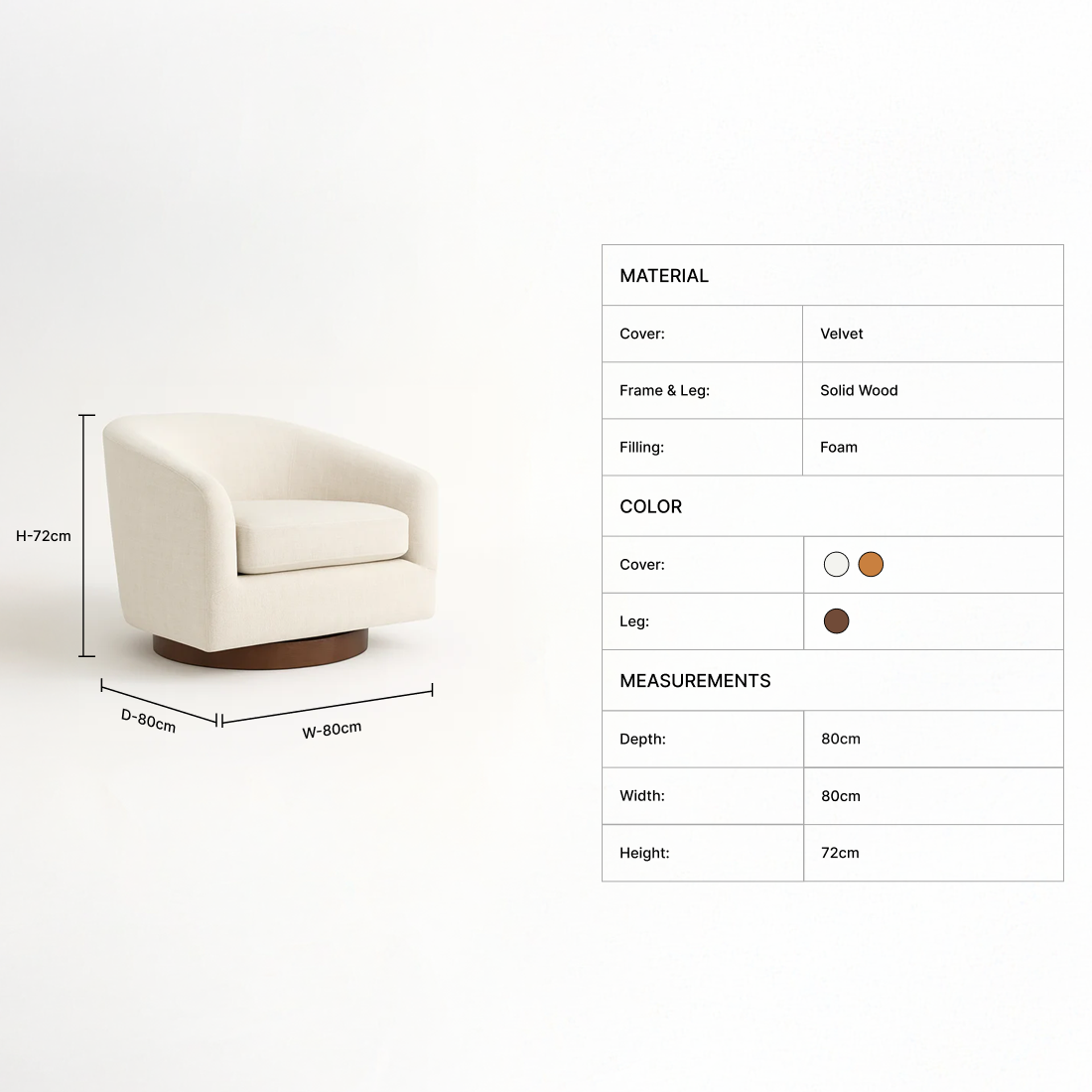 Valley Swivel Chair