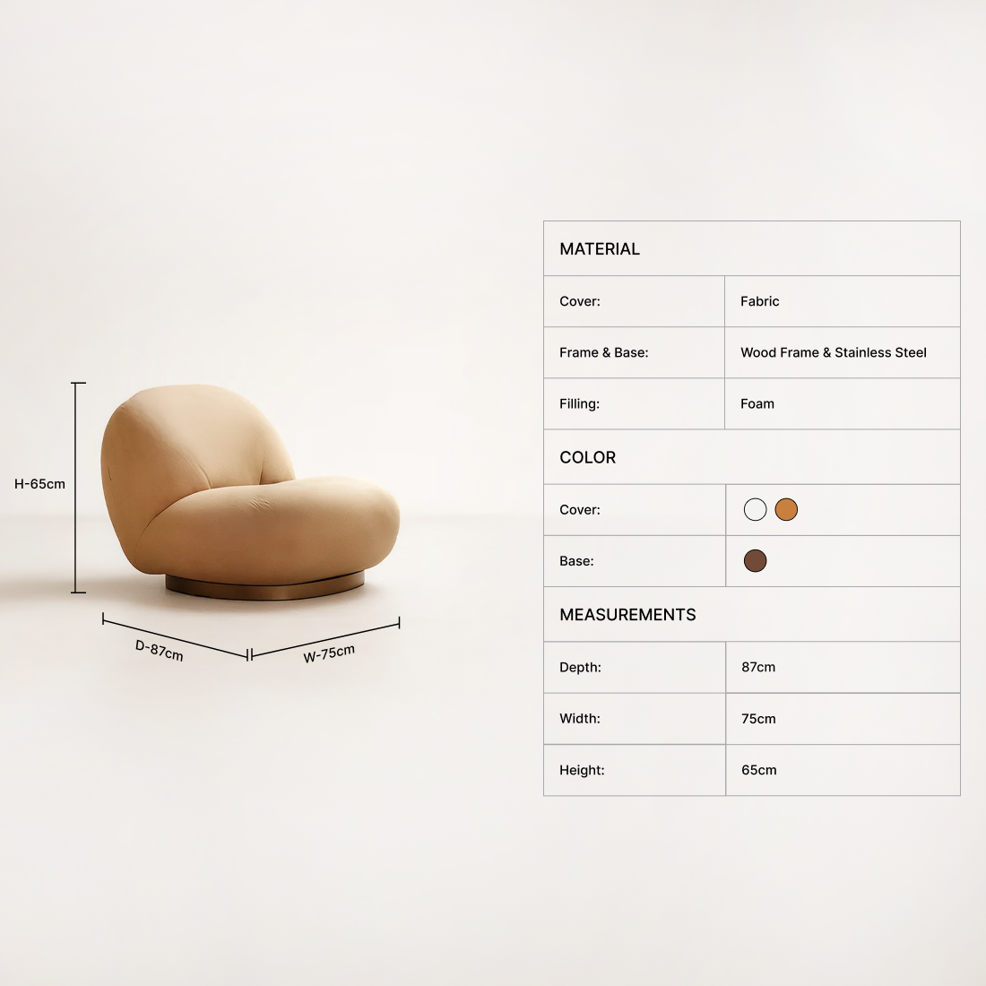 Mara Swivel Chair