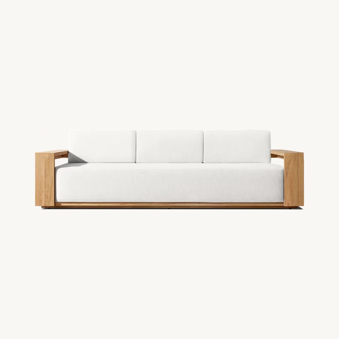 Alvia Handcrafted Teak Wood Sofa