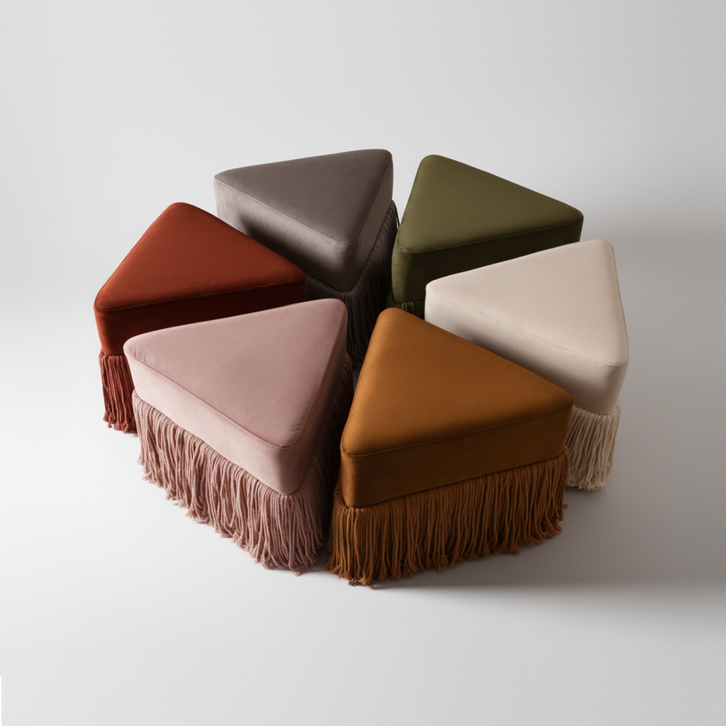 Chroma Triangle Ottoman