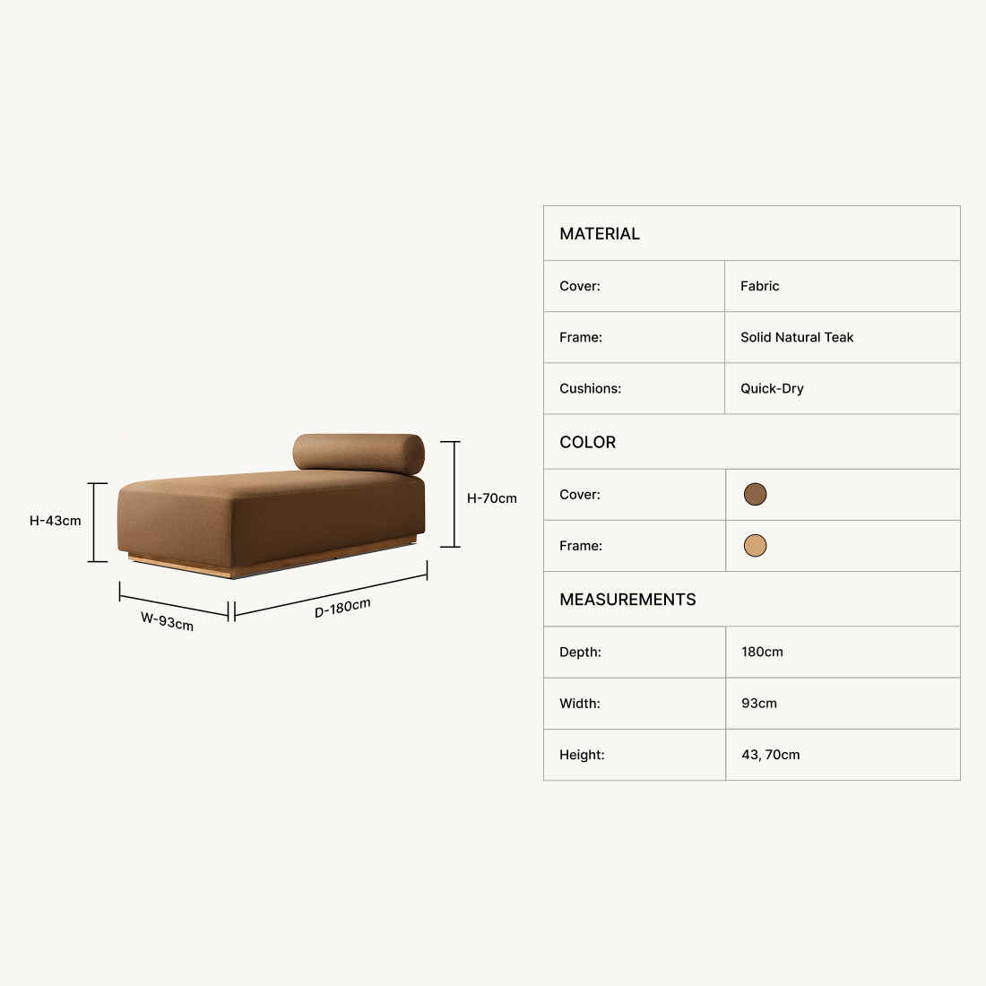 Liora Outdoor Chaise