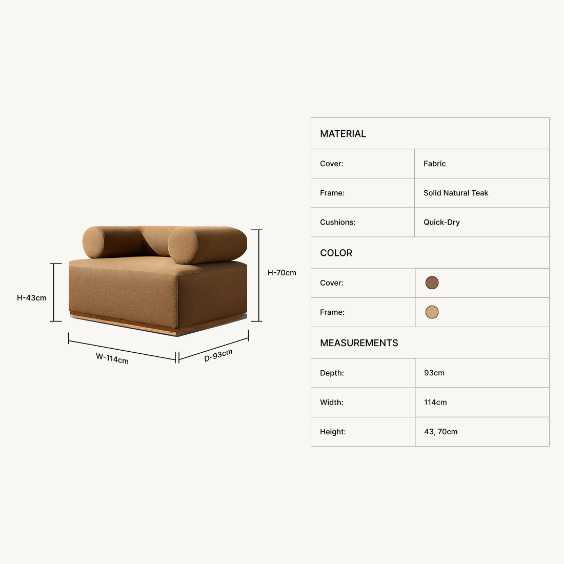 Liora Outdoor Lounge Chair
