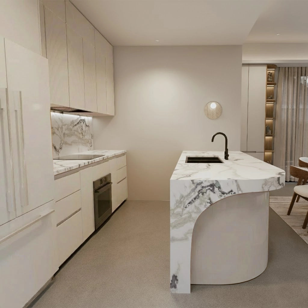 Picasso White Marble