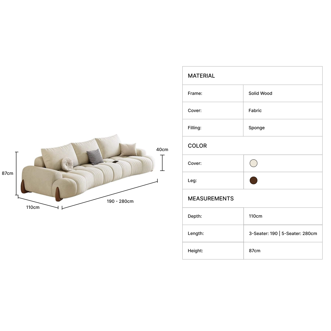 Nuvia Sofa