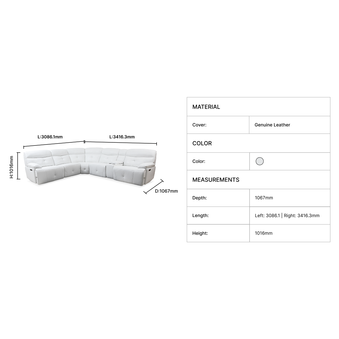 Arden Recliner Sofa