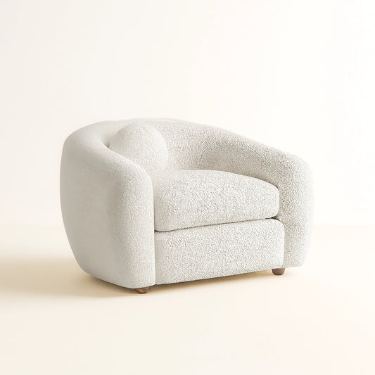 Modern Design Solid Wood Frame Comfortable Upholstered Sofa Chair