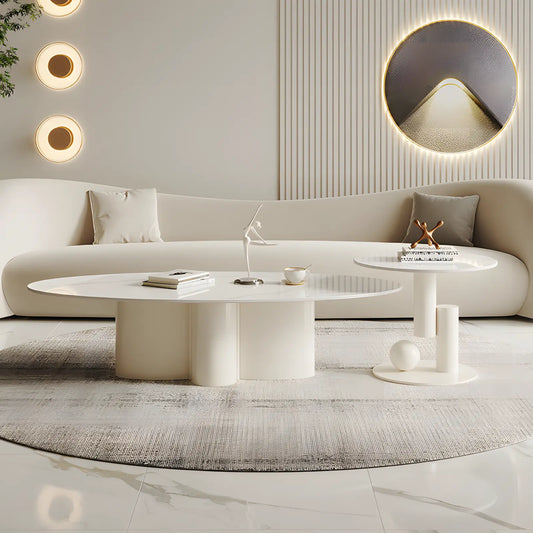 Modern Simple Rock Plate Coffee Table