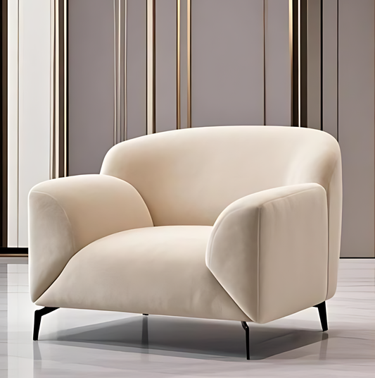 Modern Design Good Quality Chenille Soft Upholstery Lounge Sofa Chair