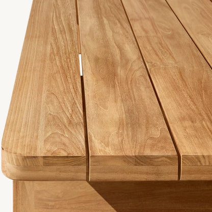 Myral Teak Rectangular Coffee Table