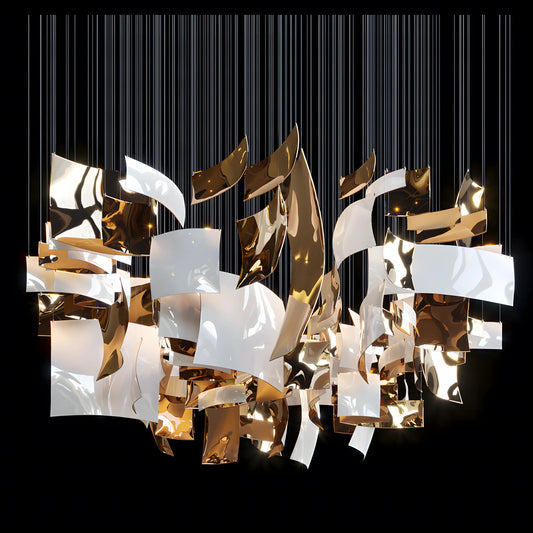 Luxury Gold Plated Pendant Chandelier