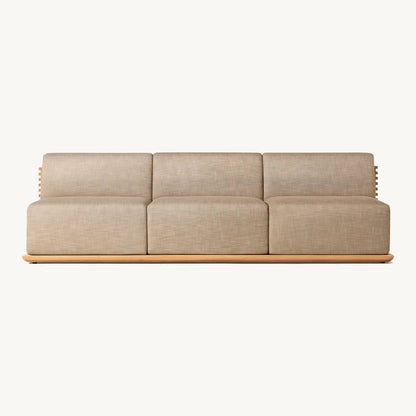 Zyric 4-Seater Teak Sofa