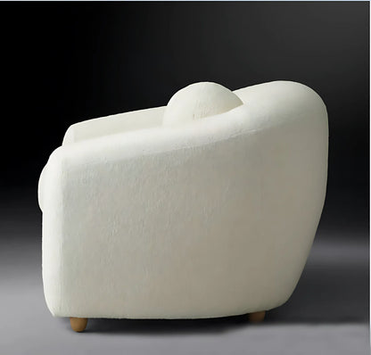 Modern Design Solid Wood Frame Comfortable Upholstered Sofa Chair