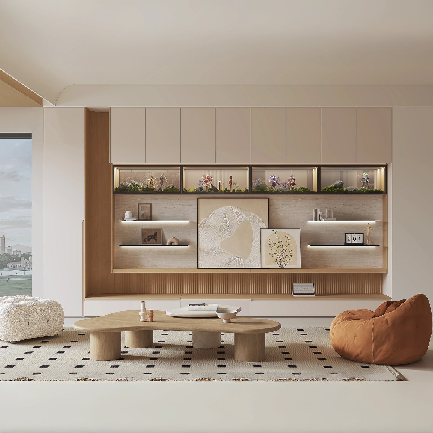 Lucius Series Entertainment Wall