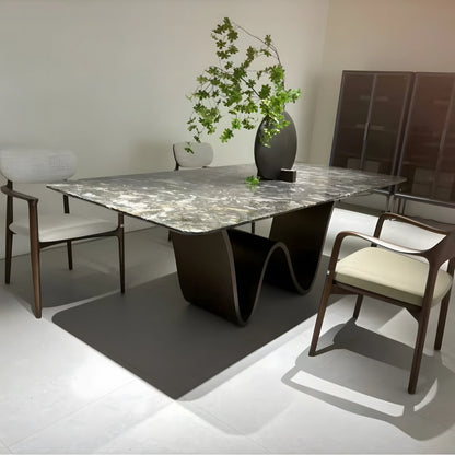 Italian Minimalist Luxury Stone Marble Table