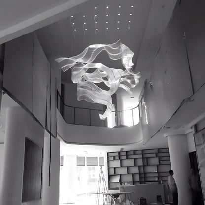 Custom Design Modern Large Hotel Project Big Ceiling Chandelier Lights