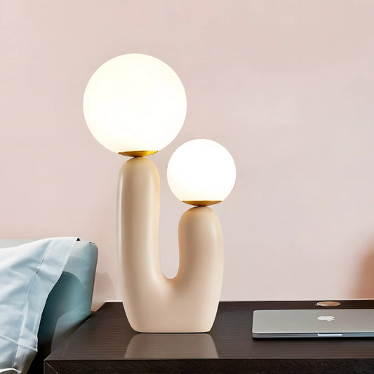 European Style Decor Modern Resin Glass Ball Table Lamp