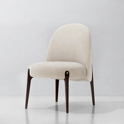 Classical Design Wooden Frame Customizable Fabric Kitchen Furniture Dining Chair