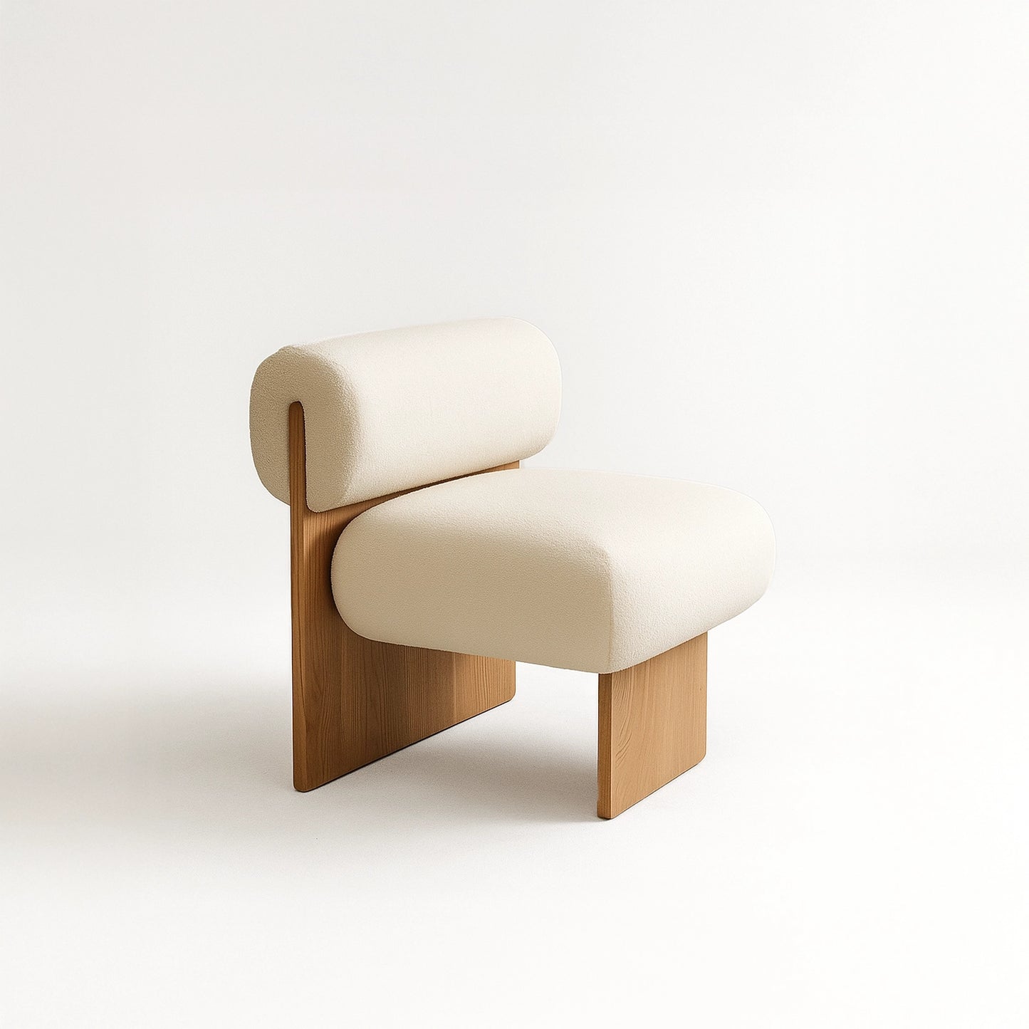 Casual Single Sofa Chair Solid Wood Designer