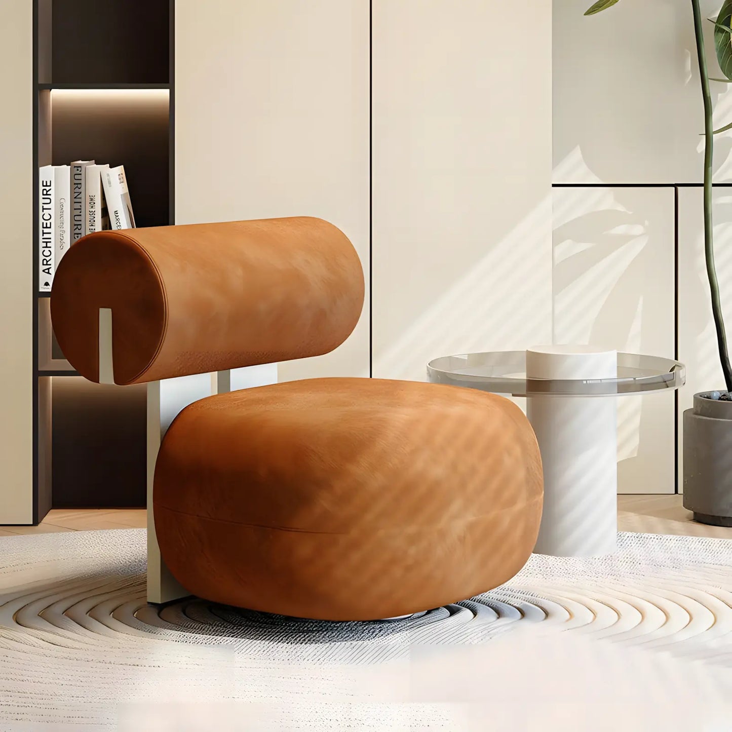 French Cream Wind Single Sofa Chair