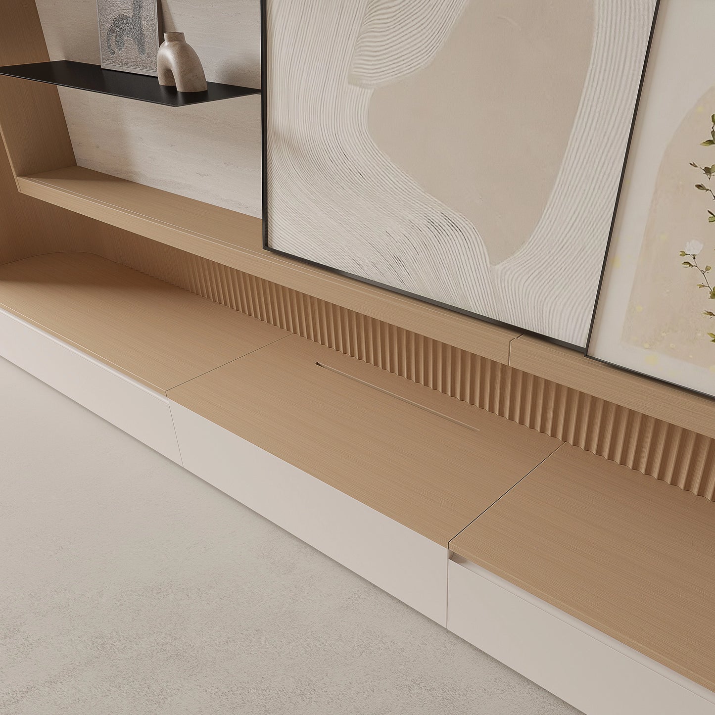 Lucius Series Entertainment Wall