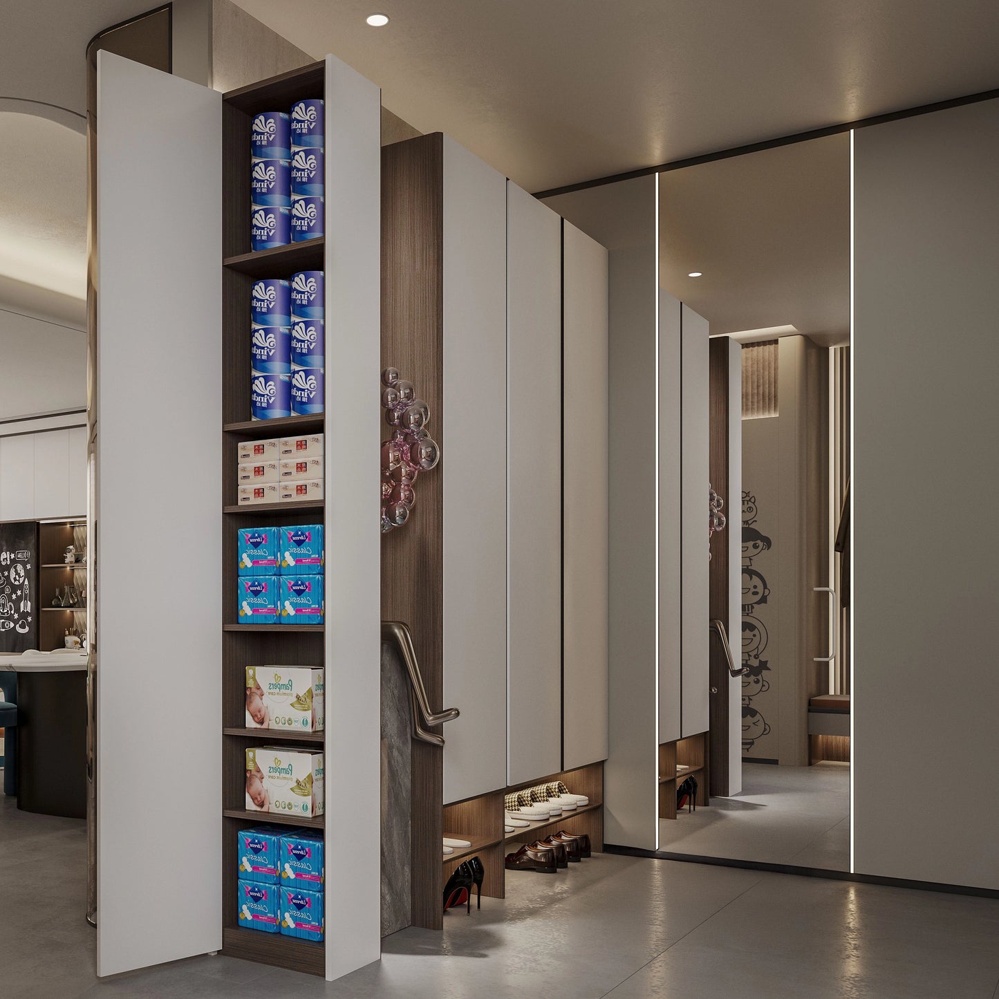 Velora Series Entry-Storage