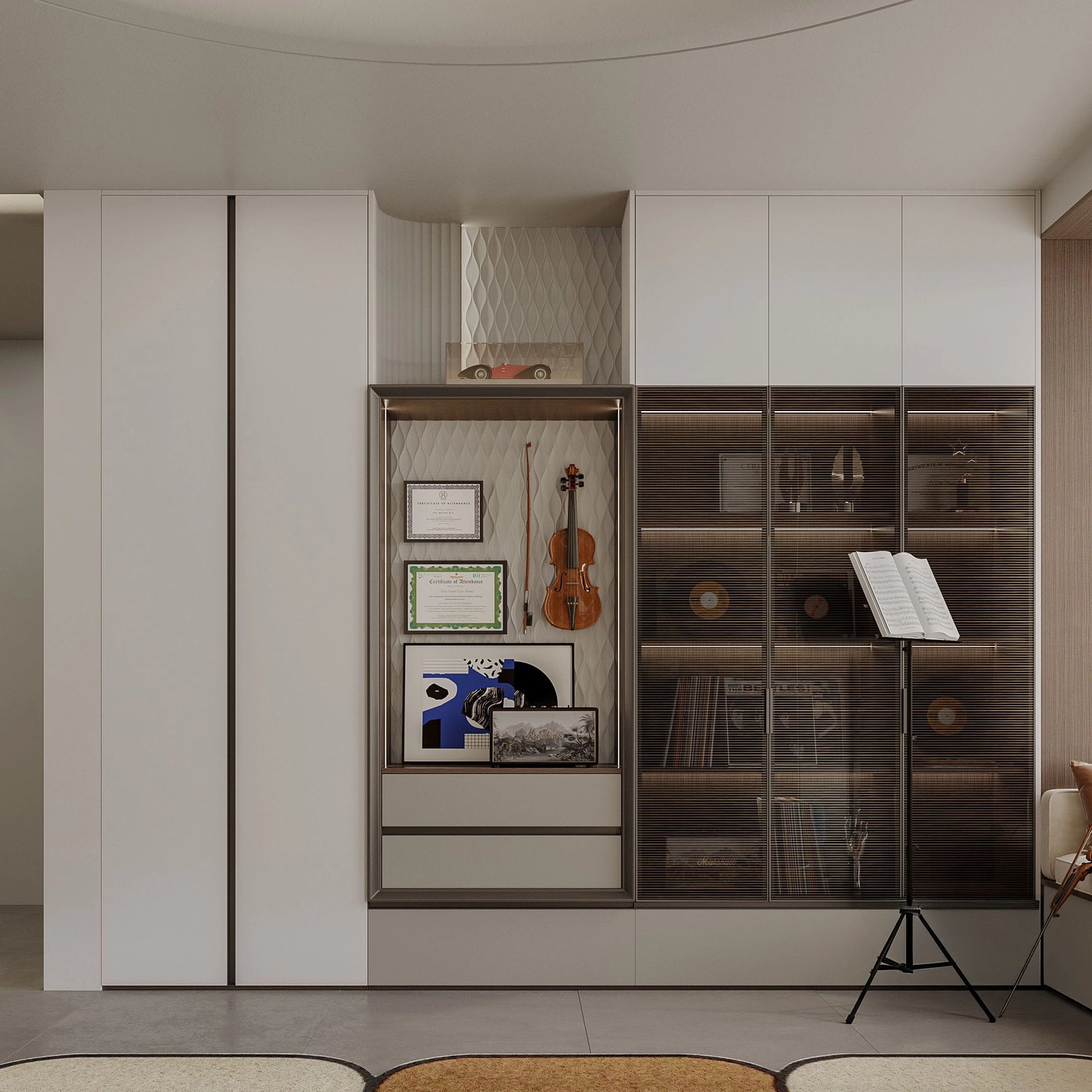 Velora Series Entertainment Wall