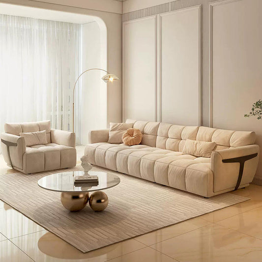 Italian Minimalist Fabric Sofa