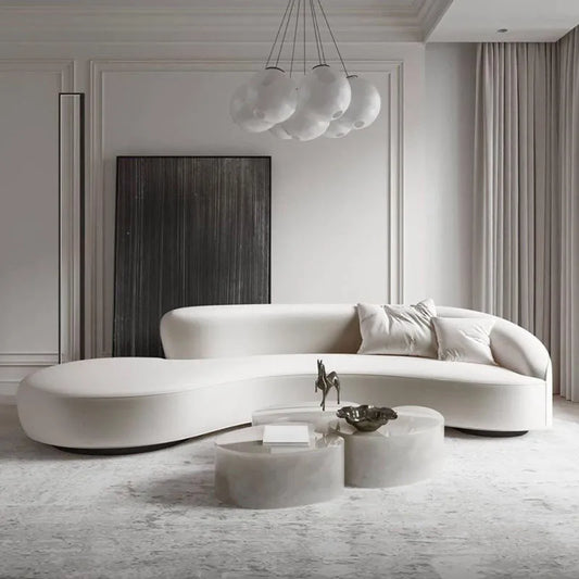 Modern Curved Sofa for Living Room