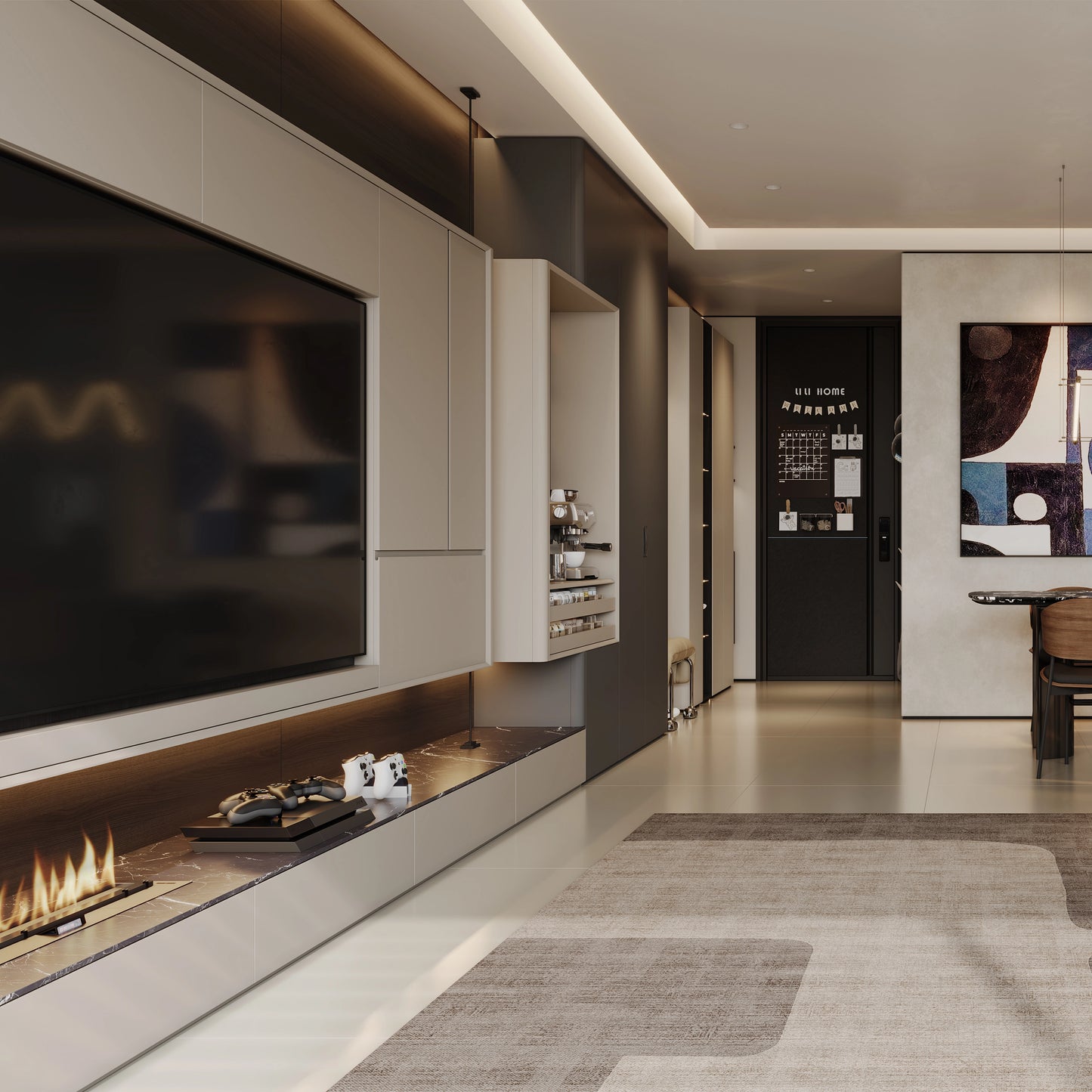 Vesta Series Entertainment Wall