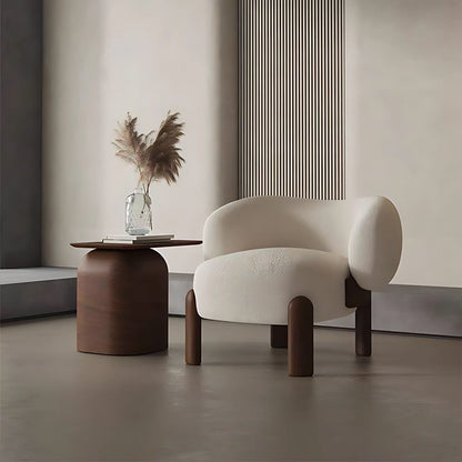 Nordic Design Single Velvet Accent Sofa Chair