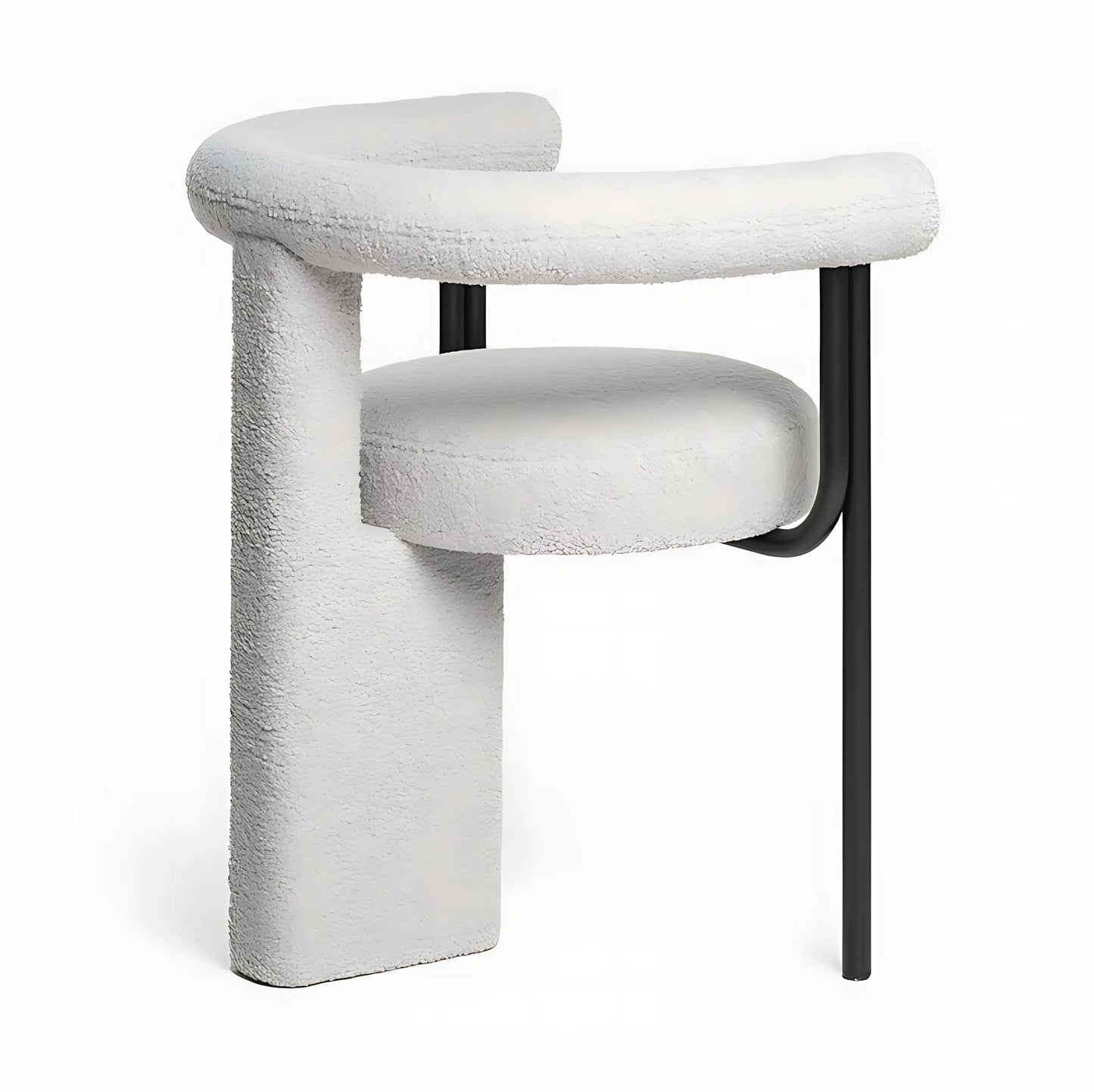 Modern  Luxury Metal Frame  Color Dining Chair