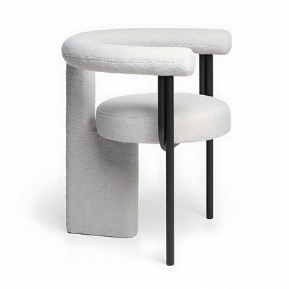 Modern  Luxury Metal Frame  Color Dining Chair
