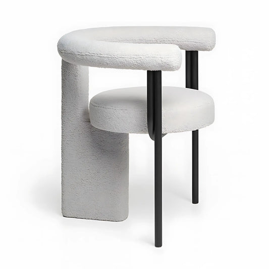 Modern  Luxury Metal Frame  Color Dining Chair
