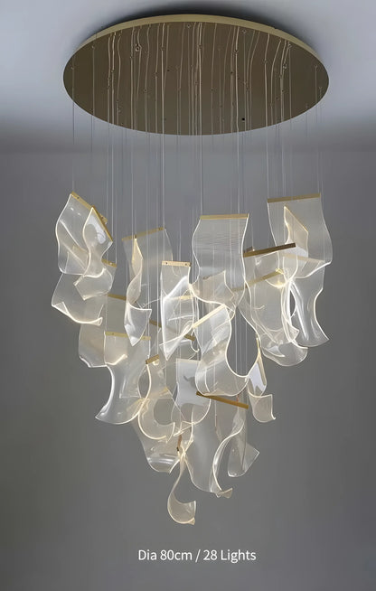 Modern Acrylic Led Chandelier Lustre Fixture