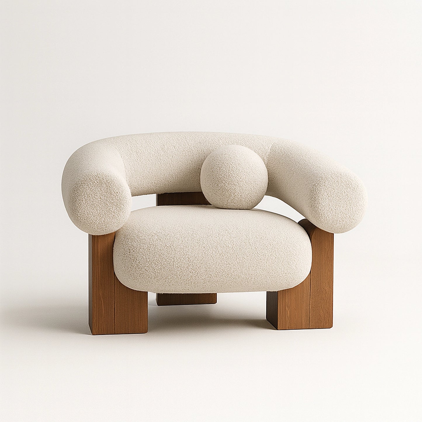 Modern Luxury Good Quality Ash Wood Accent Sofa Chair
