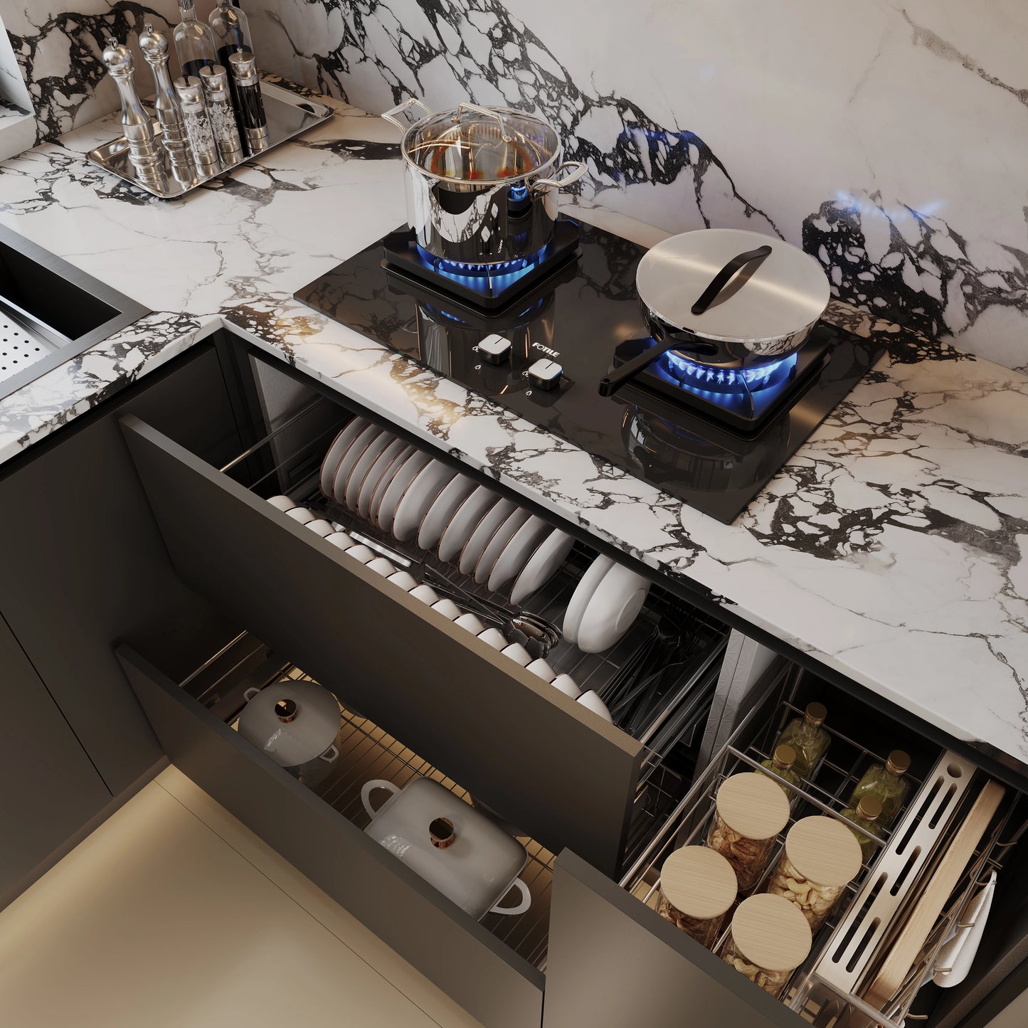 Vesta Series Kitchen Cabinet