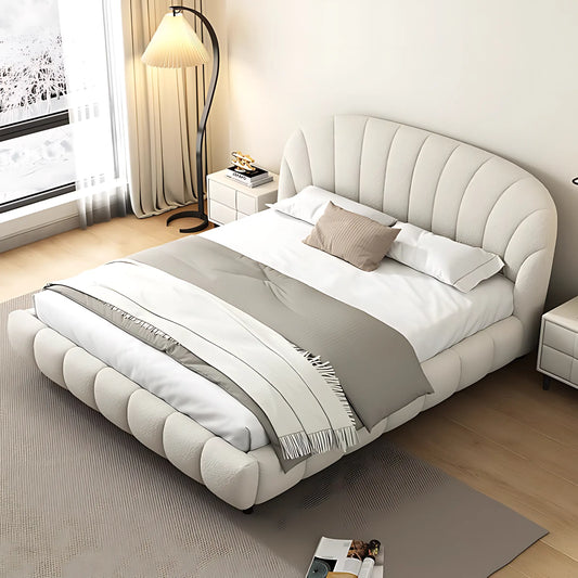 Luxury Up-holstered Double Bed king Size Bed Set Modern Queen Bed Frame
